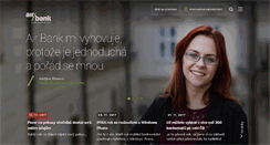 Desktop Screenshot of airbank.cz